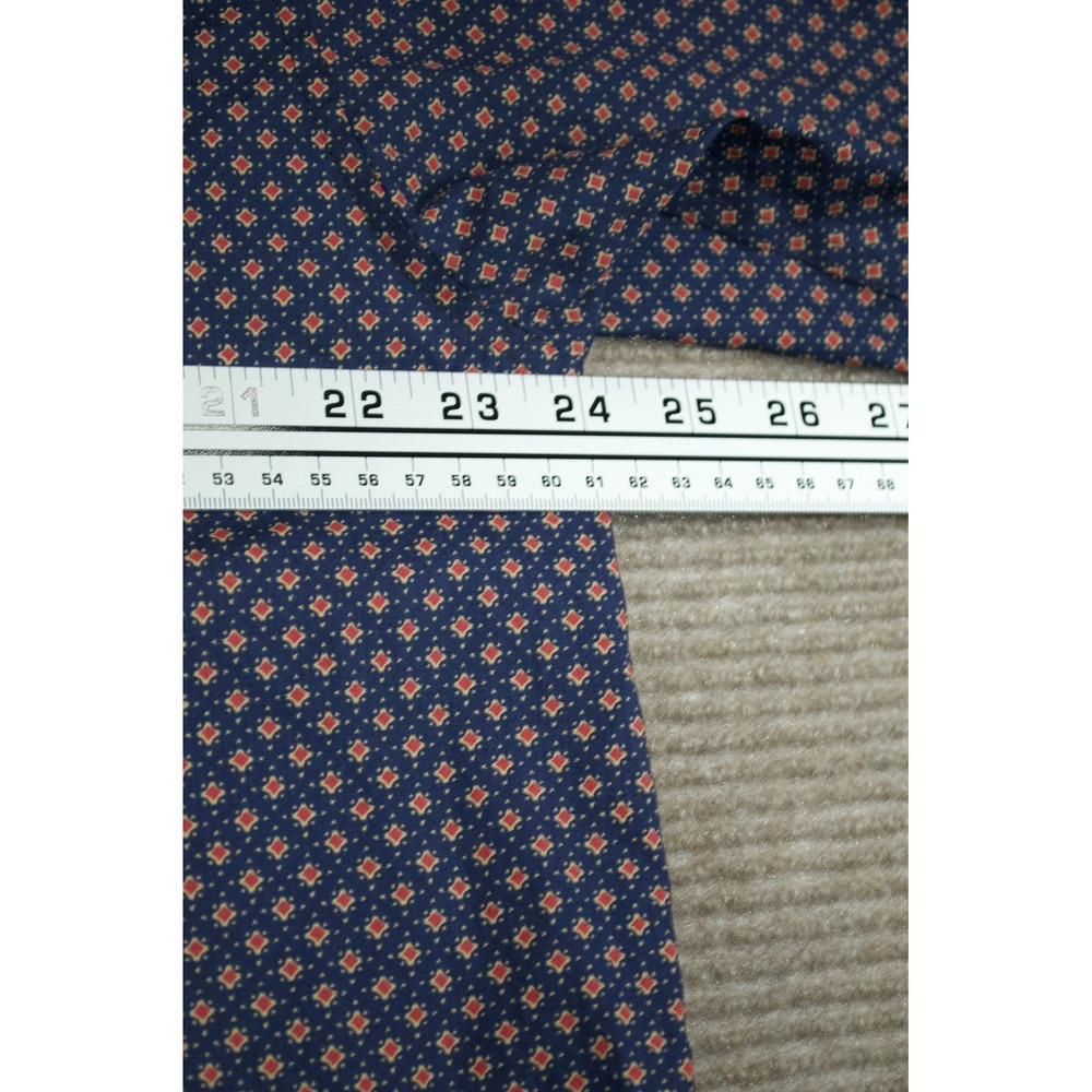 Ariat Navy Wrinkle Free Briggs Geo Print Western Shirt Long Sleeve L - Picture 7 of 12